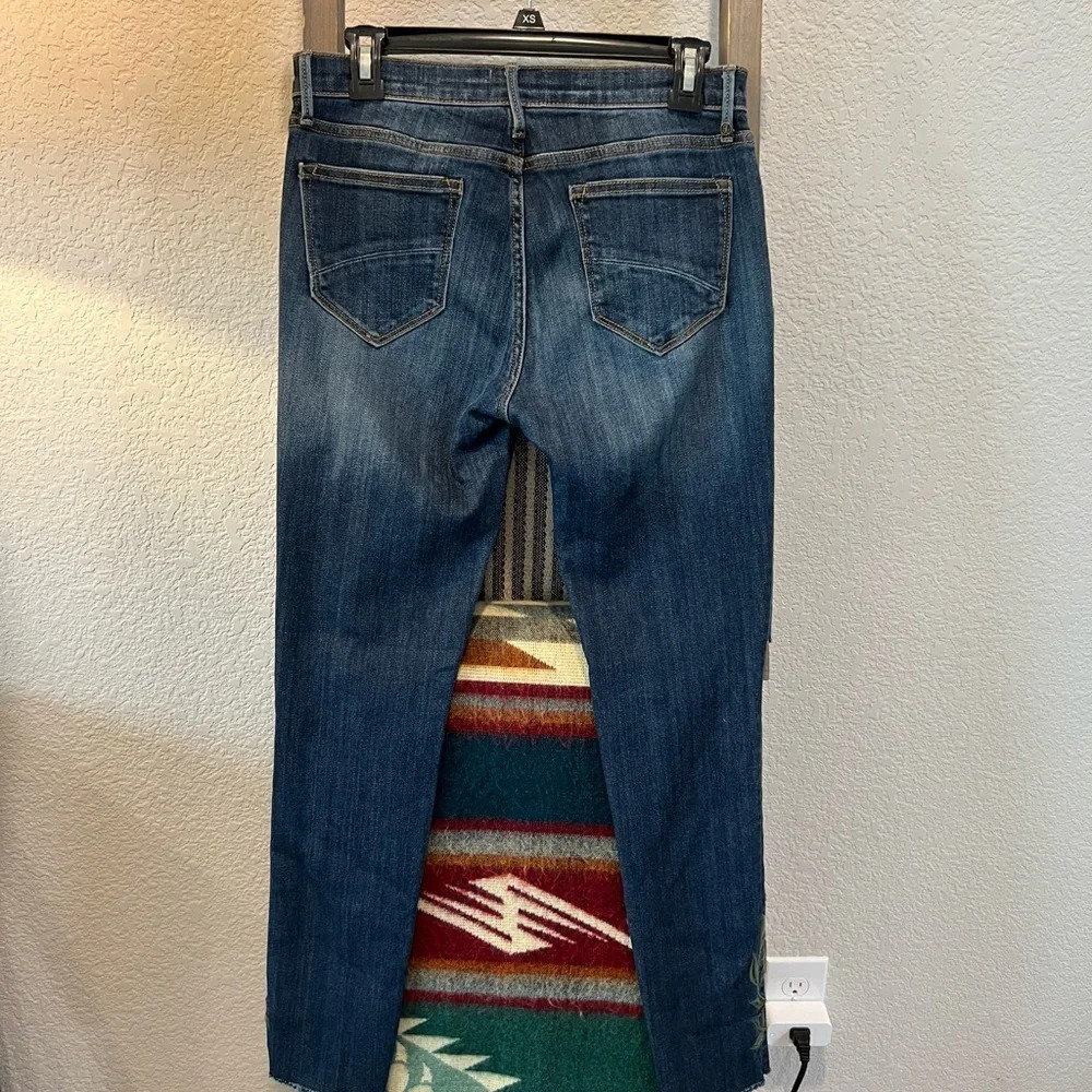 Driftwood women’s Jackie embroidered skinny jeans size 27 - Picture 5 of 10